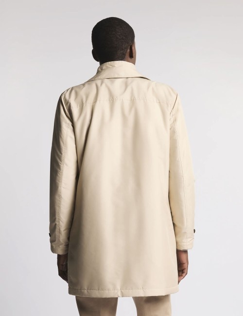 Morning Coat in Popeline Tecnico beige