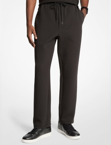 Joggers in misto cotone nero