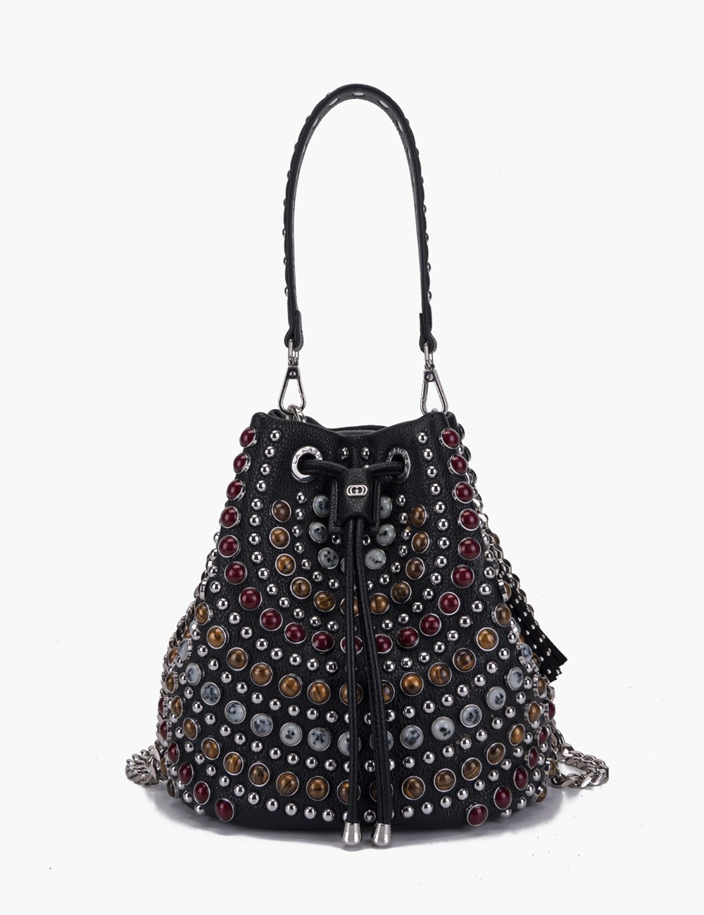 SECCHIELLO CON PIETRE ANDROMEDA NERO